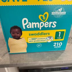 PAMPERS SWADDLERS SIZE1 CASH ONLY