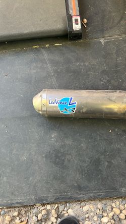 Titanium leovince exhaust pipe