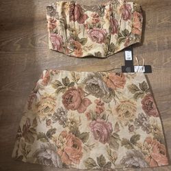 Love Again Floral Mini Outfit FashionNova 