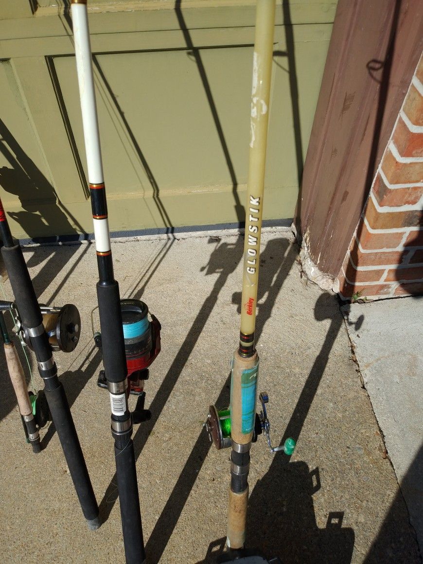 Brand Name Including Penn, Quantum, Also Traveling Rod Reel Combo. Buy All Or Nothing. I am Willing To Swap. All Of These For Medium And Medium Heavy 