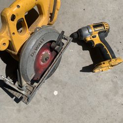 Dewalt Saw And Drill 18 Volt 