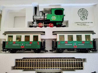 CHRISTMAS RARE Fleishmann LTD ED Christmas Vlg Railroad for Dept 56 1994 COLLECTOR