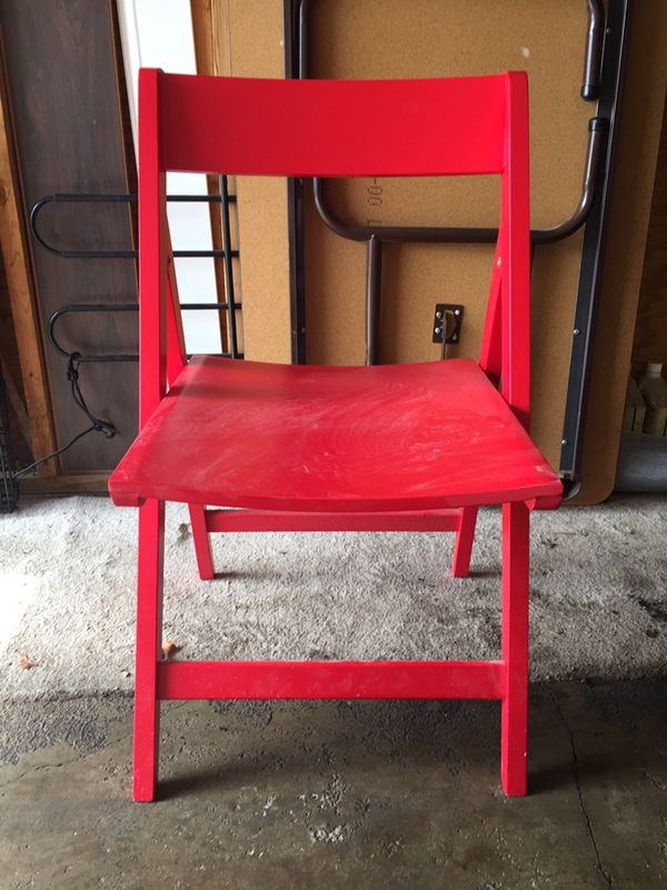 Crate And Barrel Wood Folding Chair For Sale In Hoffman Estates Il Offerup