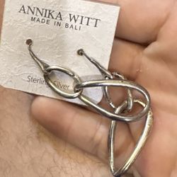 Annika Witt Sterling Silver Earrings – Handmade in Bali