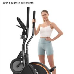 Pro Cardio Climber Stepping Elliptical Machine, 3-in-1 Elliptical Machine Stair Stepper Trainer, Total Body Fitness Cross Trainer with Quiet Ma
