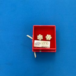 Diamond Cluster Ear Rings