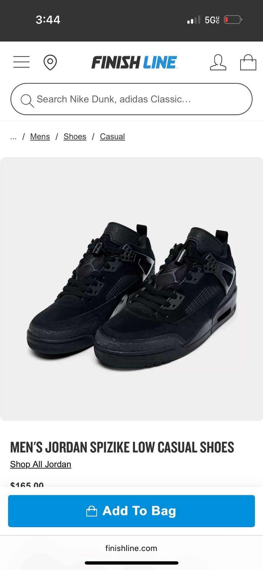 Size 11 And Size 5.5 Youth Jordan’s 