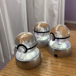 5cm Pokemon 3D Crystal Ball 
