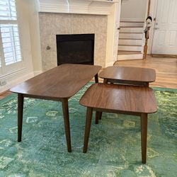 Coffee Table And 2 Small Tables