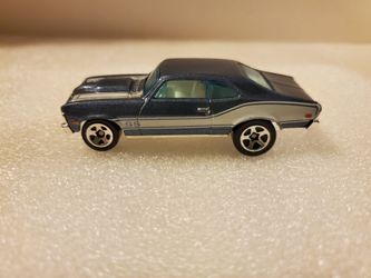 HOT WHEELS 1968 NOVA SS 2003 MAYLASIA LOOSE BLUE GRAY SILVER Loose Toy Car NM
