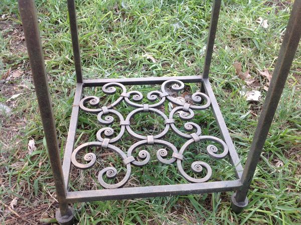 Pair Of Heavy Wrought Iron Plant Stands Or Table Bases For In Pair Of Heavy Wrought Iron Plant Stands Or Table Bases For In Irving Tx Offerup