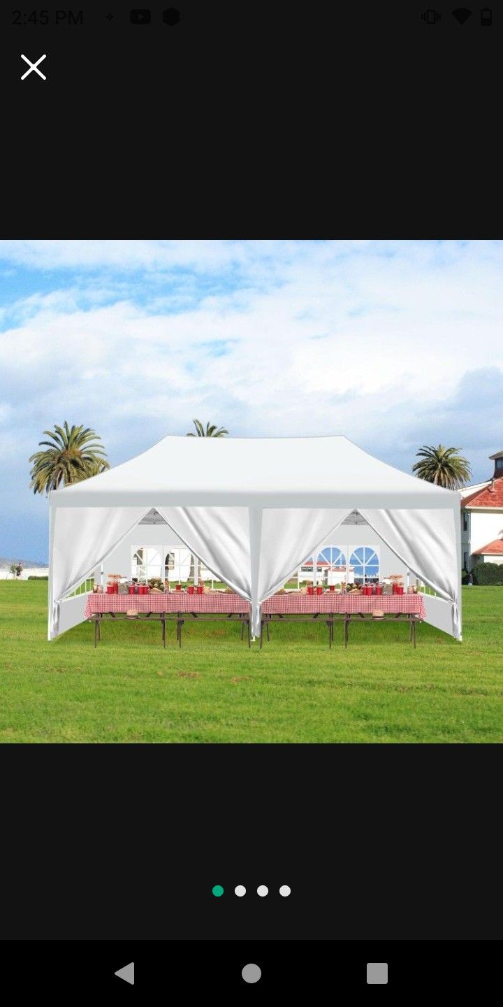 Family Size Huge Large big Hi. Enclosed Shelter Event Party Big 10x20 Tent New π 150 each only 2 more left New. Strong. Stabilized. With removableπ