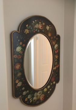 HANDPAINTED BEVELED MIRROR