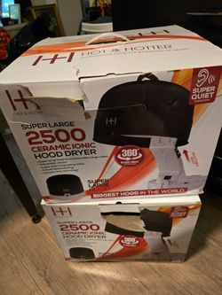 Hot & Hotter 2500 Ceramic Ionic Hood Dryer