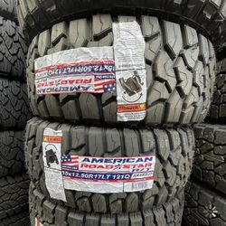 17” American RoadStar R/T Size 35x12.50R17 LT Tires Brand New Deal!