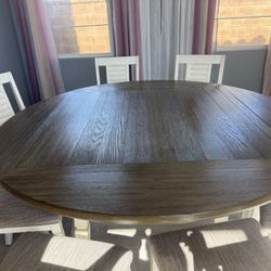 Circle Dining Room Table 8 Chairs Included