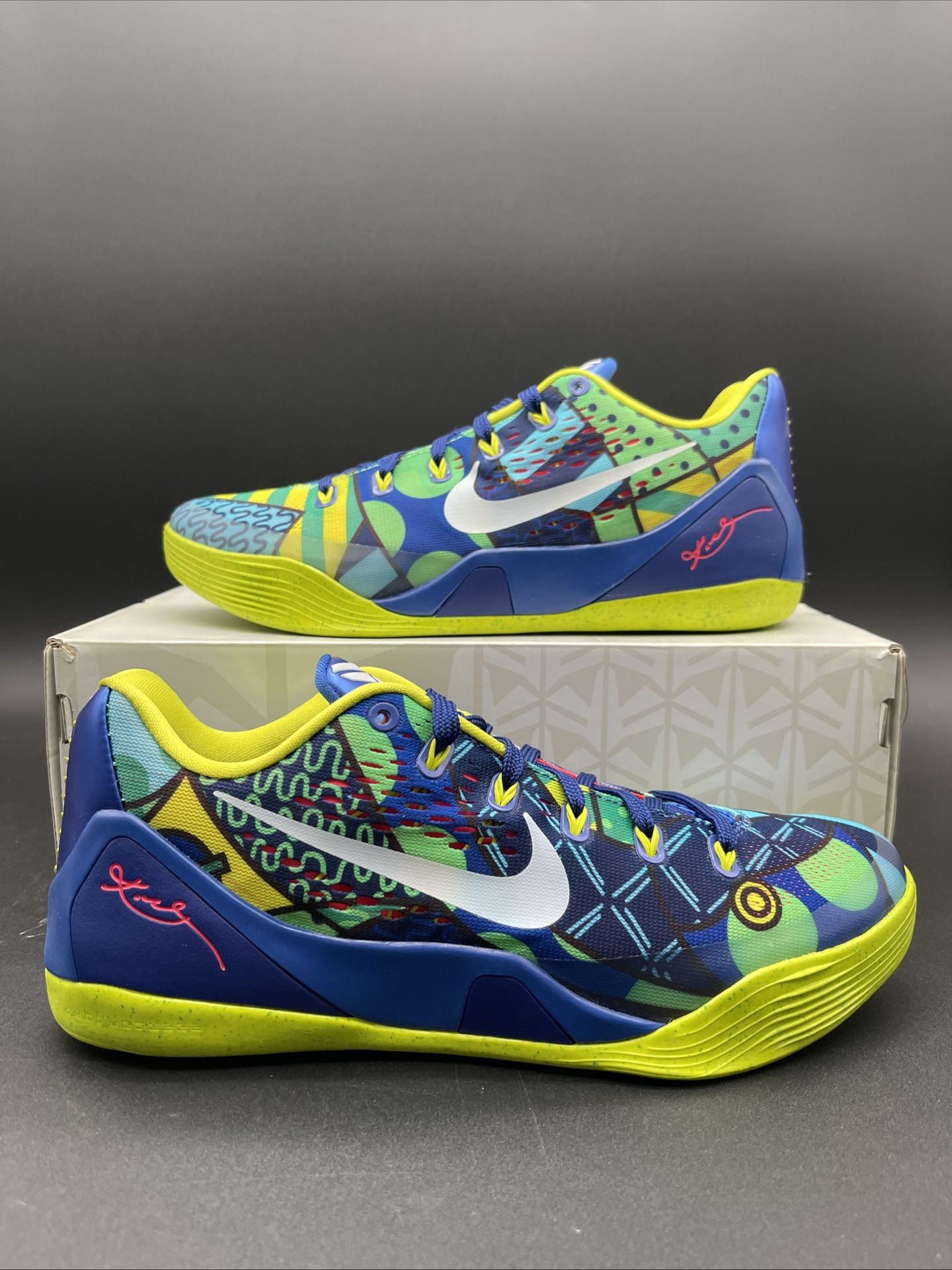 Size 9 Nike Kobe 9 EM Brazil 646701 413 DS Og All