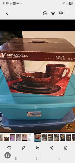 Chris Madden 16pc Dinnerware