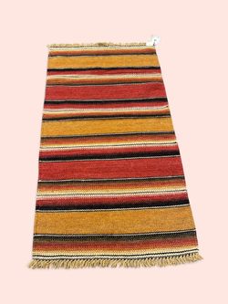 Handmade Afghan Kilim Rug 3x5 | 100% Wool
