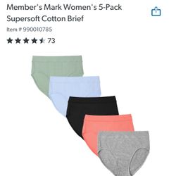 New 5 pack super soft cotton briefs colors as shown in picture 