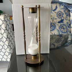 Brass Sand Clock Antique 