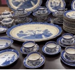  Antique Porcelain Plates “China” Table Set *HIGH QUALITY*