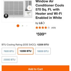 LG Room Air Conditioner 