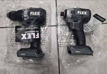 Flex brushless drill and impact driver 24v