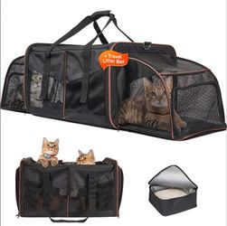 Doble cat carrier for travel 