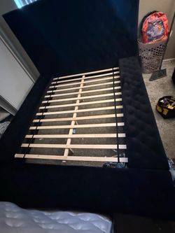 Queen size bed frame for sale $300