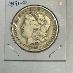 1891 O Morgan Silver Dollar 