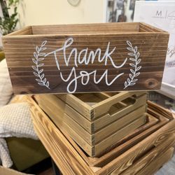 Thank you card box for weddings/special events