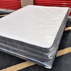 NEW QUEEN MATTRESS AND BOX SPRING 😉 100% QUALITY & CONFORM 👌