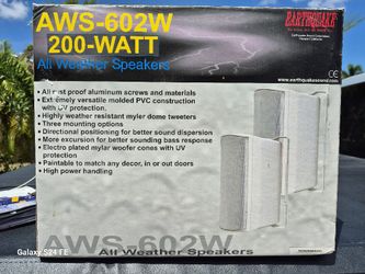New Outside Speakers