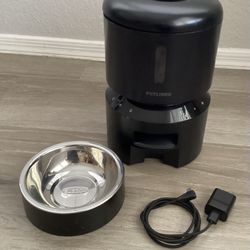 PETLIBRO Automatic Pet Feeder w/ Stainless Steel Bowl + Charger Model PLAF005
