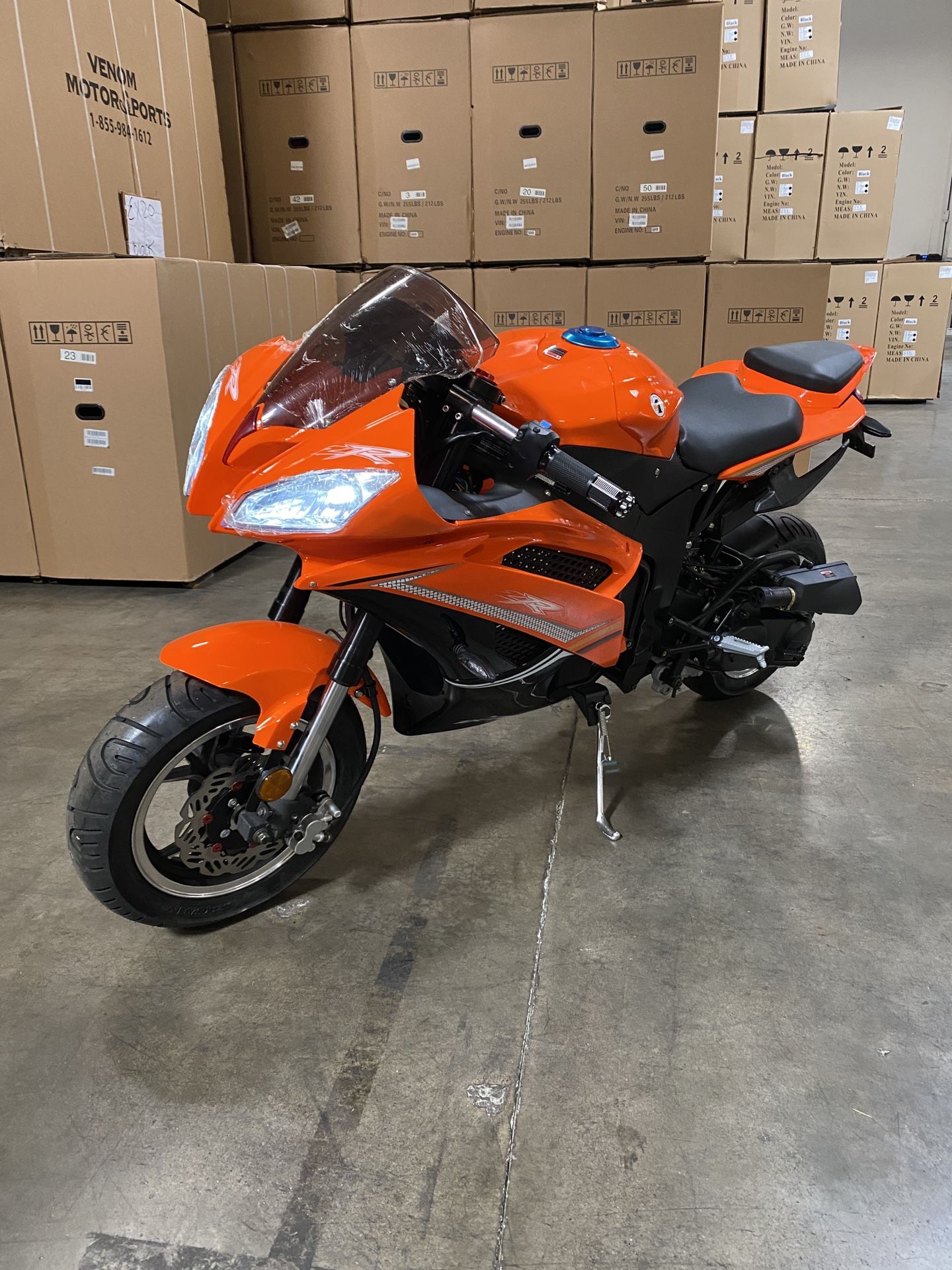 50cc Automatic Venom X18 Moped Motorcycle Scooter Engine 49cc R6 Clone