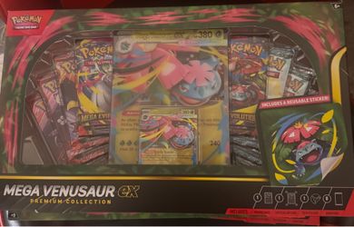 Mega venusaur EX premium collection