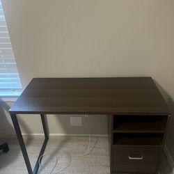 Office Desk and Office Chair 