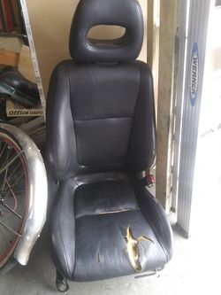 Used gsr leather passenger seat