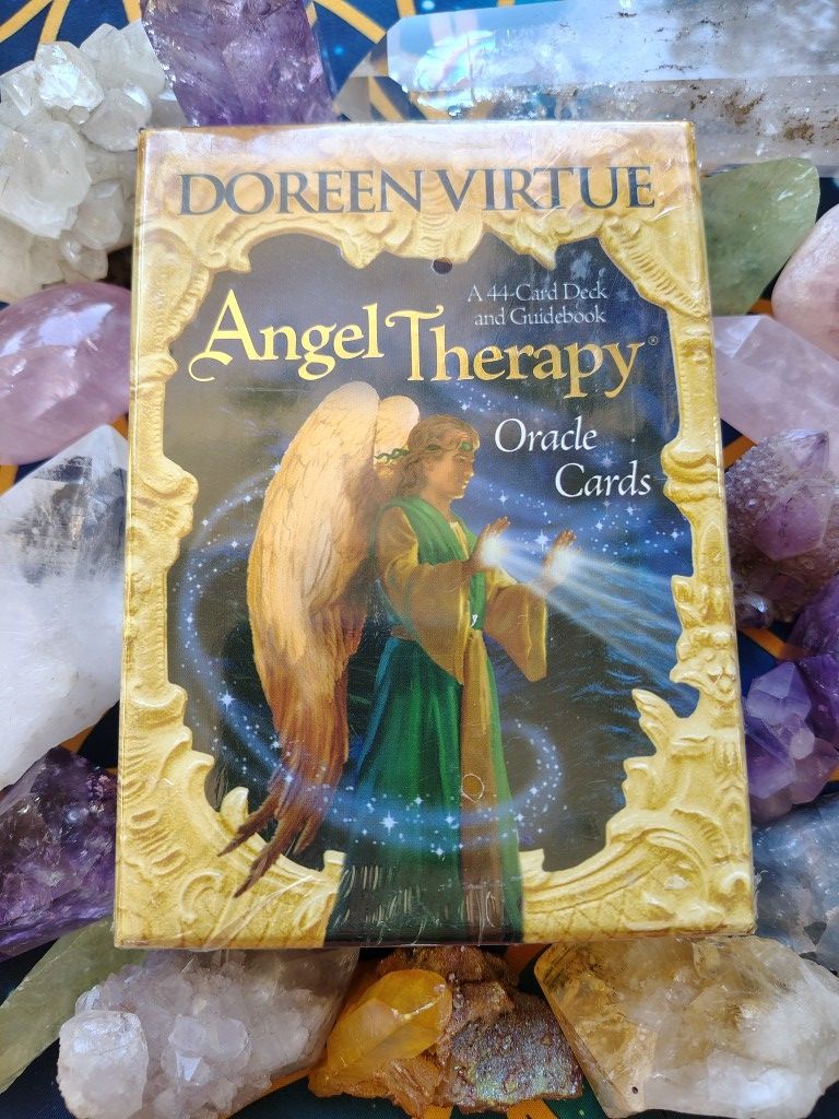Angel Therapy Oracle Cards by Doreen Virtue,All Products : American Fashion Style Bags On Sale