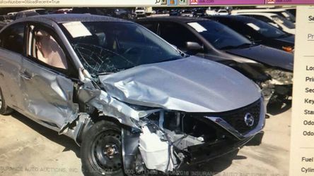 2016 Nissan Sentra SV for parts only