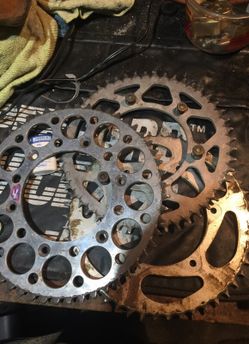 Dirt bike sprockets