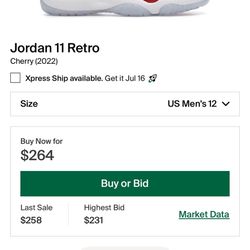 🔥 🔥🔥 Retro Jordan Cherry 11’s🔥🔥🔥