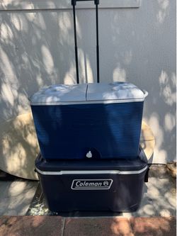 Classic 316 Series 70 qt. Hard Cooler, Twilight and Rubbermaid 2 piece