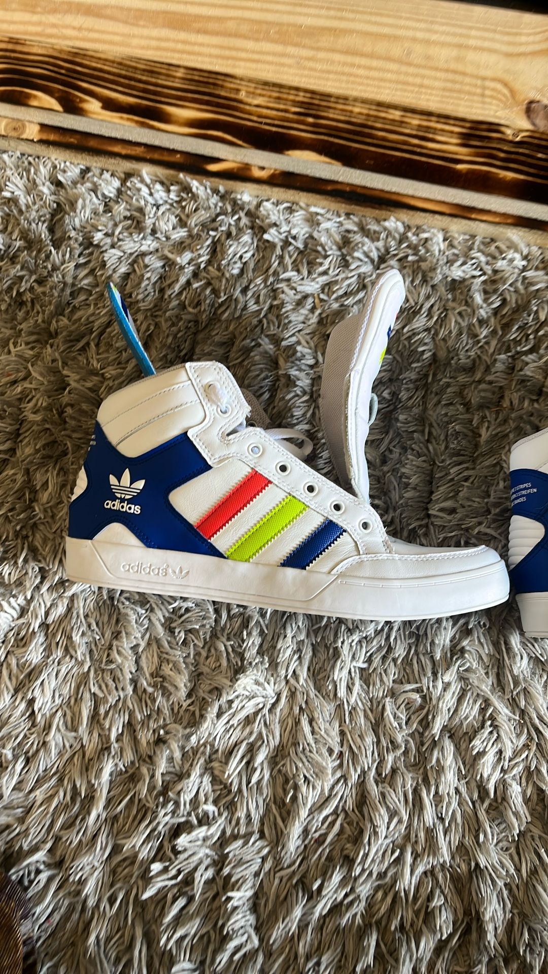 USED Adidas Court Hi Multi Color