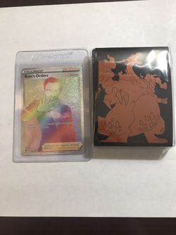 Pokémon Card Boss’s Orders Full Art With Champions Path Sleeve Pack 