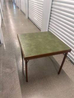 Leg-O-Matic Folding Wood RV Retro Table Ferguson Bros. Table Only. Used in good condition with some cosmetic  blemishes. These blemishes are in the fo