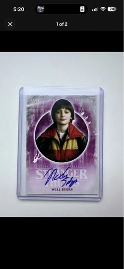 Will Byers / Noah Schnapp autograph #05/25