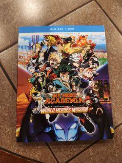 My hero academia world heroes mission blu-ray