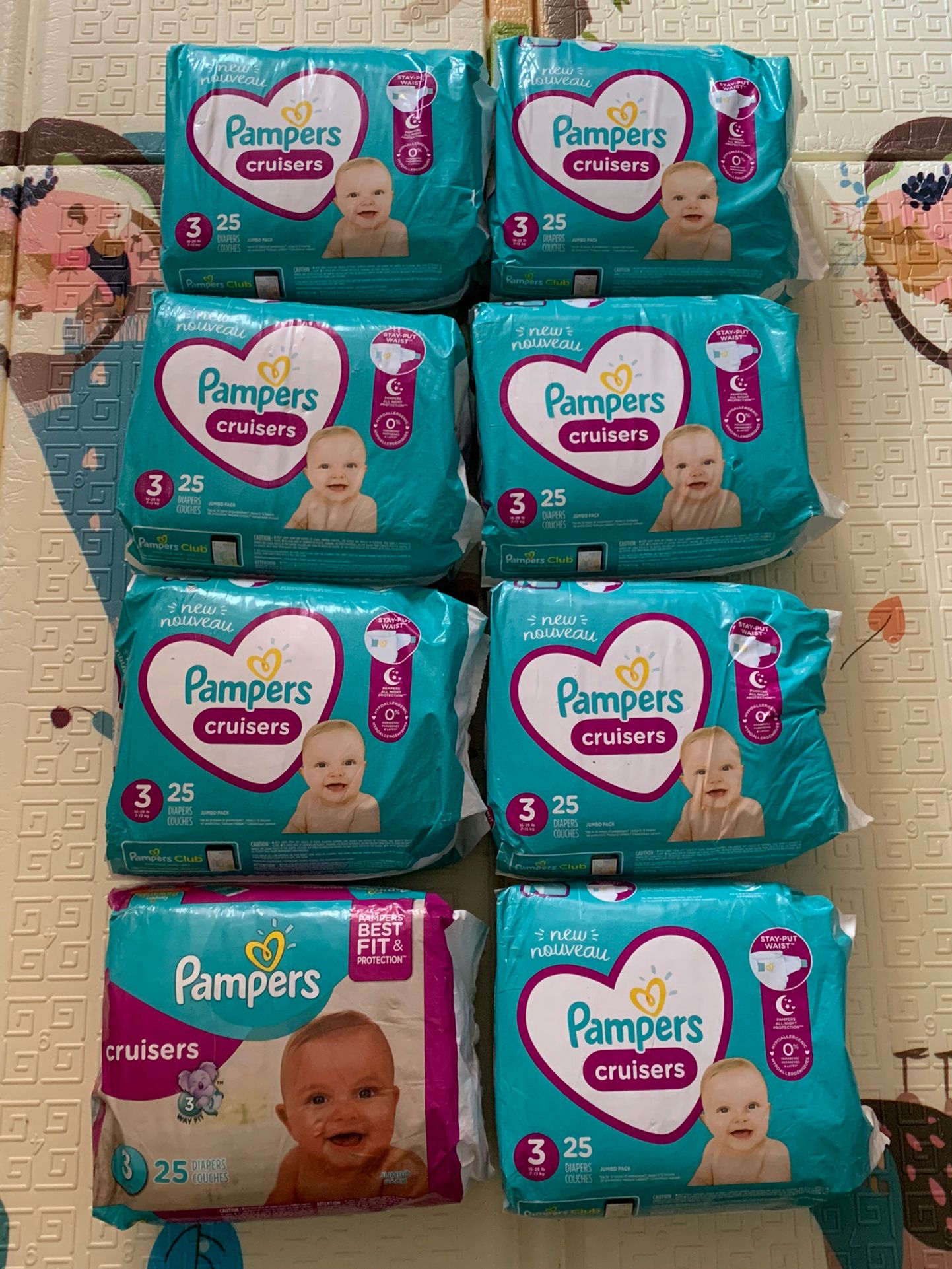 Pampers Cruisers, Size 3